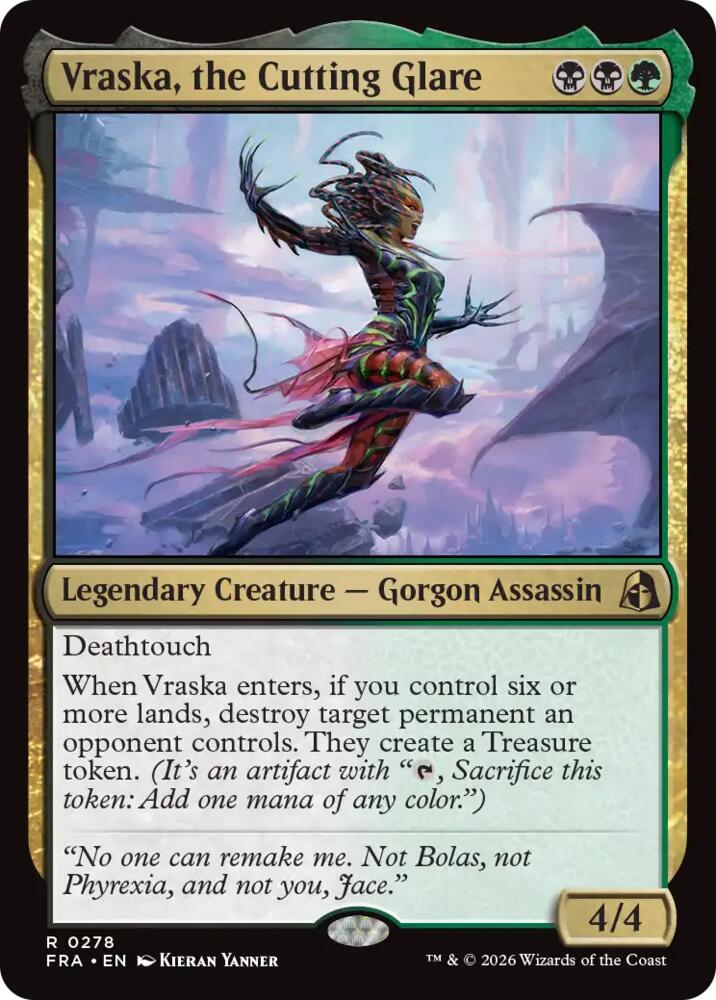 Vraska, the Cutting Glare, Reality Fracture 278