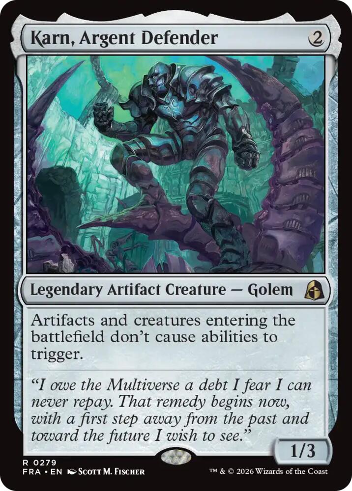 Karn, Argent Defender, Reality Fracture 279