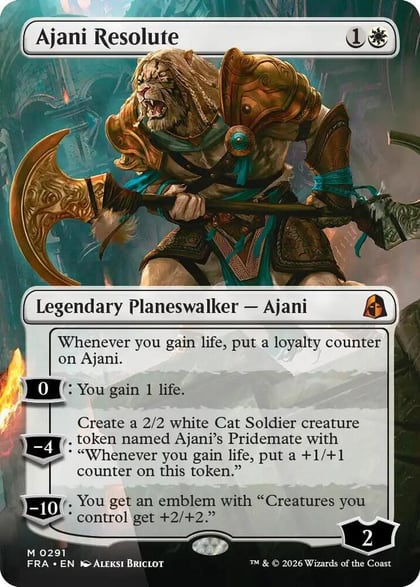 Ajani Resolute (Borderless), Reality Fracture 291