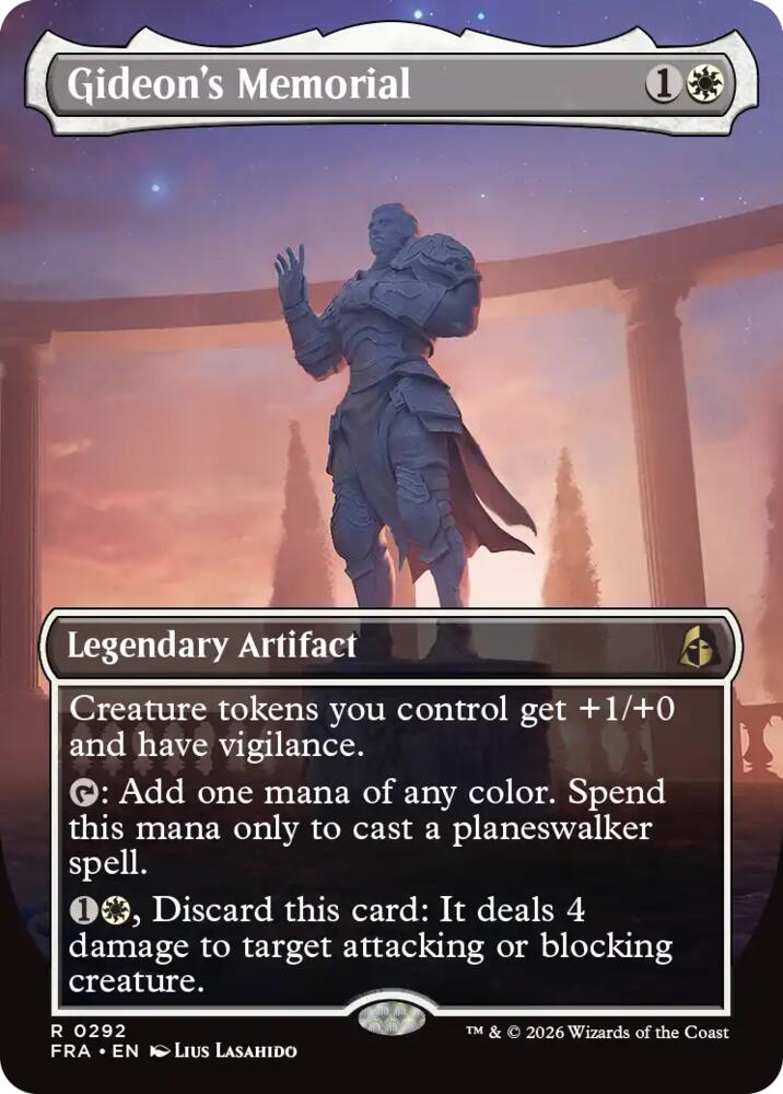 Gideon's Memorial (Borderless), Reality Fracture 292