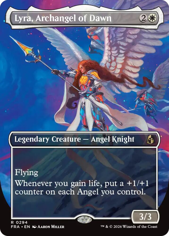 Lyra, Archangel of Dawn (Borderless), Reality Fracture 294