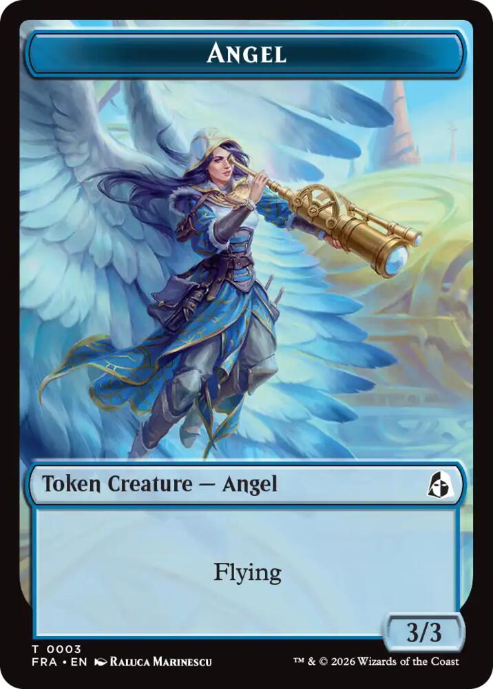 Angel (0003) // Treasure Double-Sided Token, Reality Fracture 3 // 15