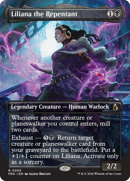 Liliana the Repentant (Borderless), Reality Fracture 305