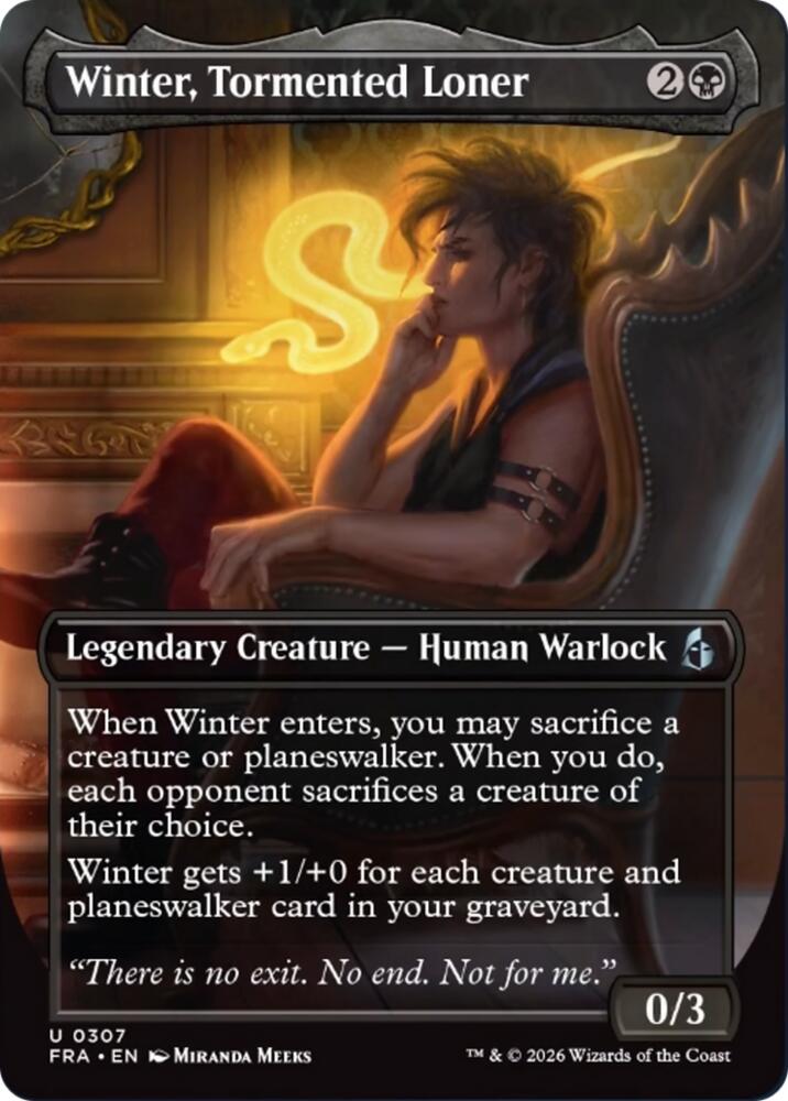 Winter, Tormented Loner (Borderless), Reality Fracture 307