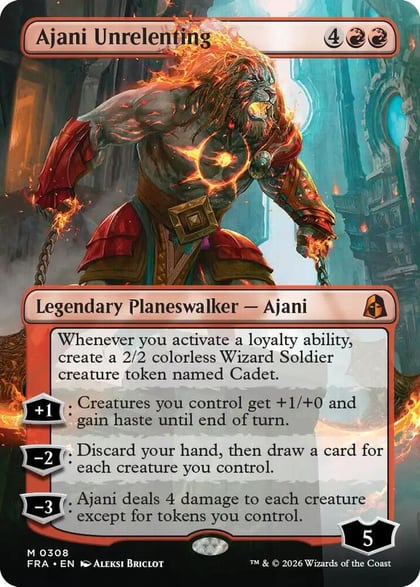 Ajani Unrelenting (Borderless), Reality Fracture 308