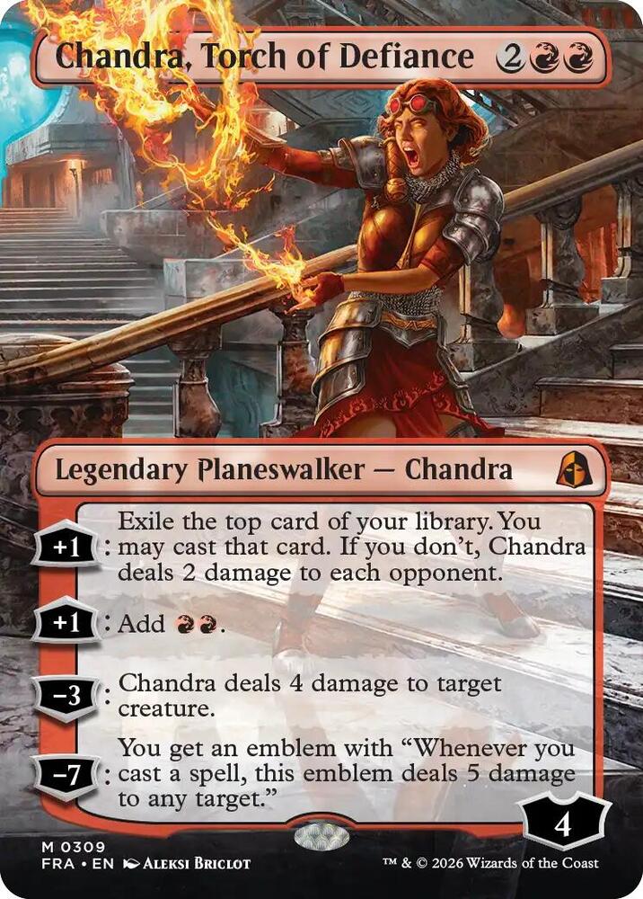 Chandra, Torch of Defiance (Borderless), Reality Fracture 309