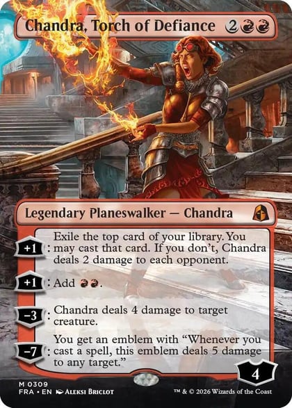 Chandra, Torch of Defiance (Borderless), Reality Fracture 309