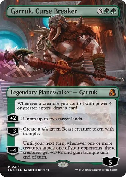 Garruk, Curse Breaker (Borderless), Reality Fracture 314