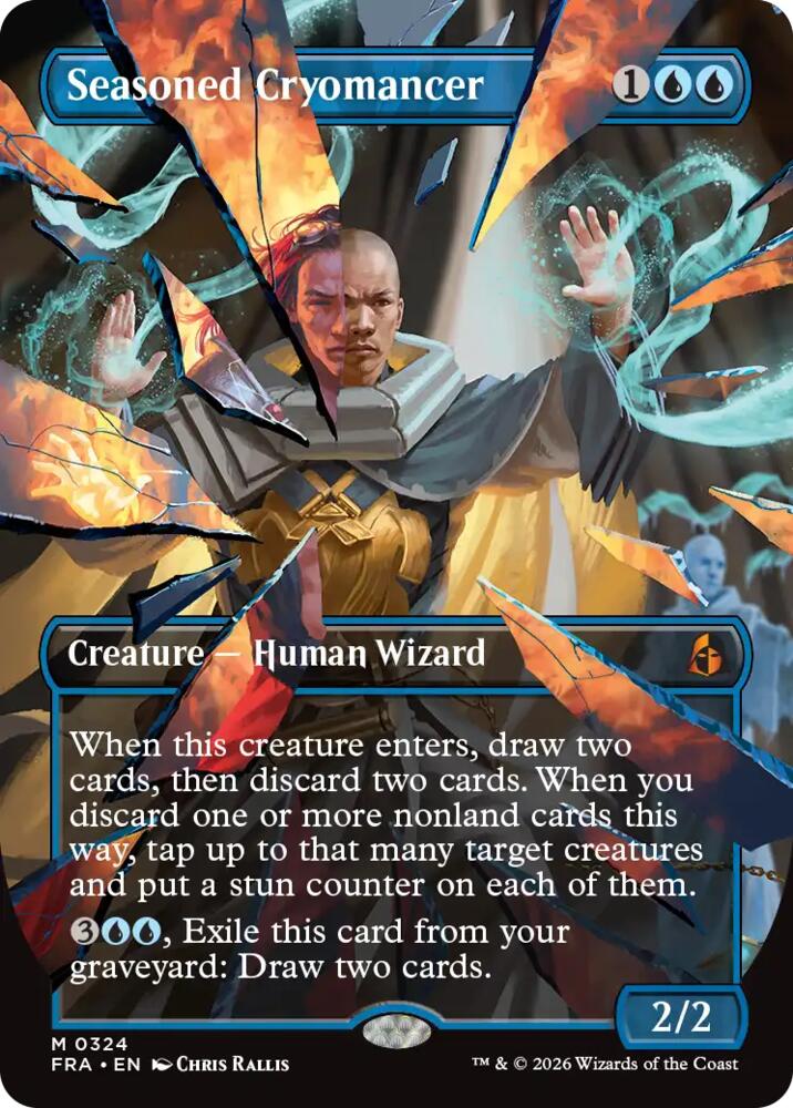 Seasoned Cryomancer (Borderless) (0324), Reality Fracture 324