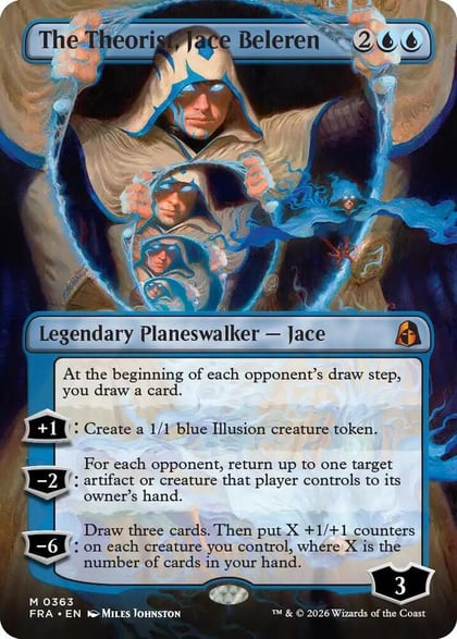 The Theorist, Jace Beleren (Borderless) (0363), Reality Fracture 363