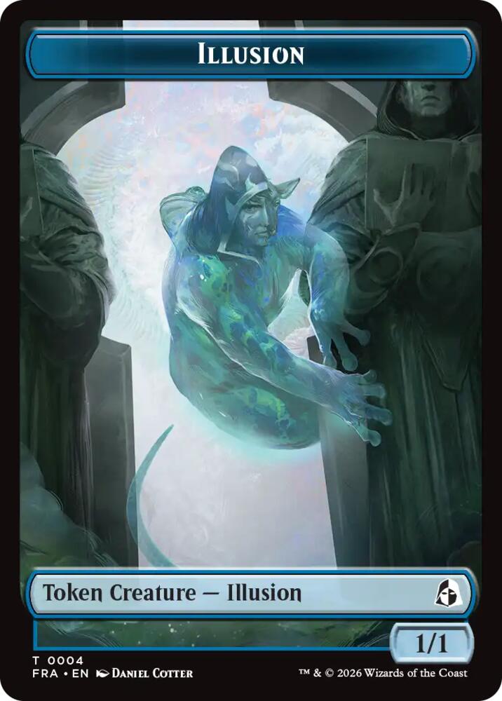 Illusion // Jace Double-Sided Token, Reality Fracture 4 // 5