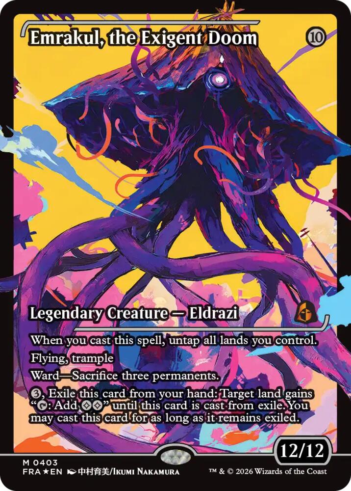 Emrakul, the Exigent Doom (Showcase), Reality Fracture 403