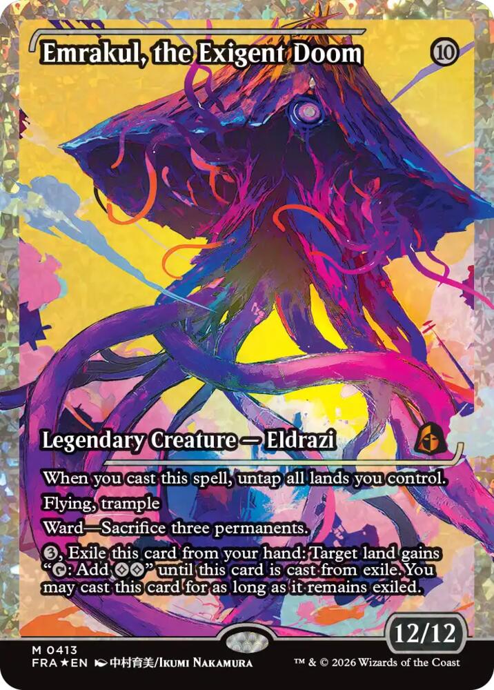 Emrakul, the Exigent Doom (Showcase) (Fracture Foil), Reality Fracture 413