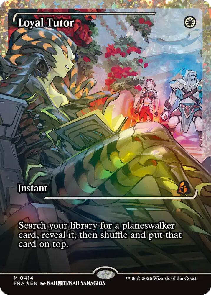 Loyal Tutor (Showcase) (Fracture Foil), Reality Fracture 414