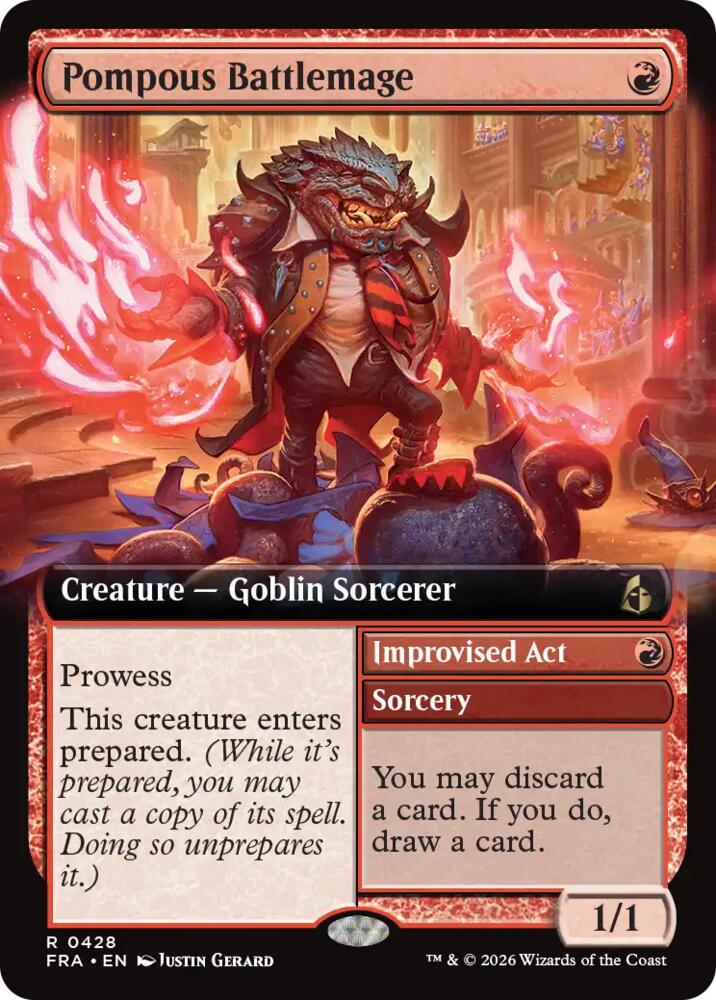 Pompous Battlemage (Extended Art), Reality Fracture 428