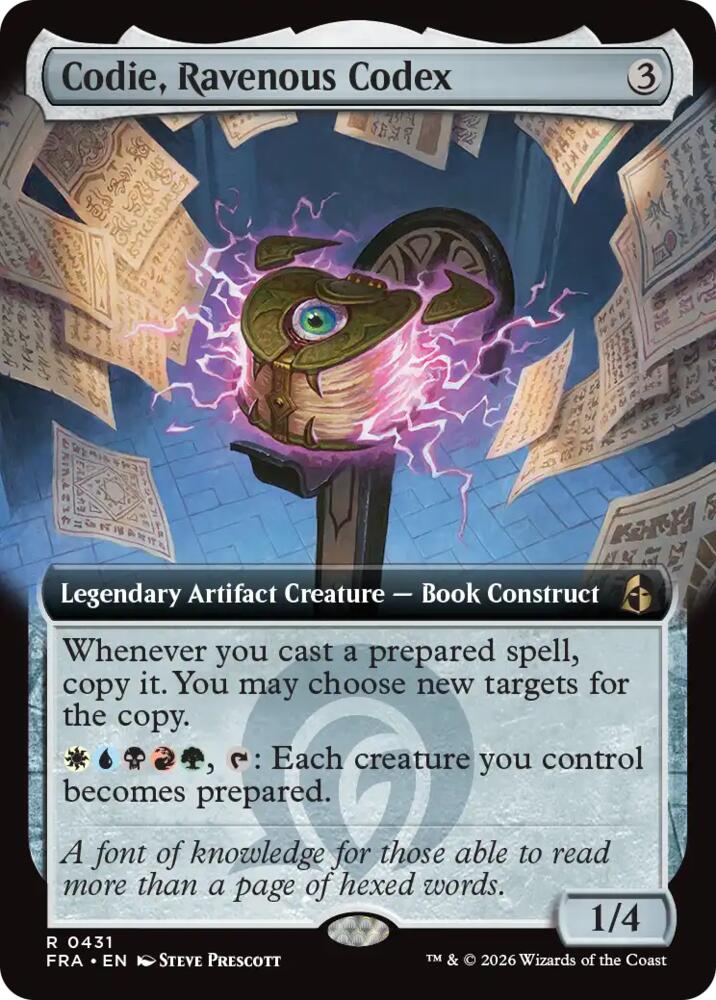 Codie, Ravenous Codex (Extended Art), Reality Fracture 431