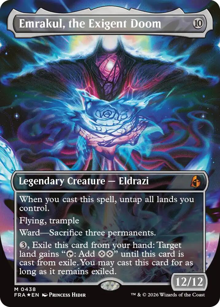 Emrakul, the Exigent Doom (Borderless), Reality Fracture 438