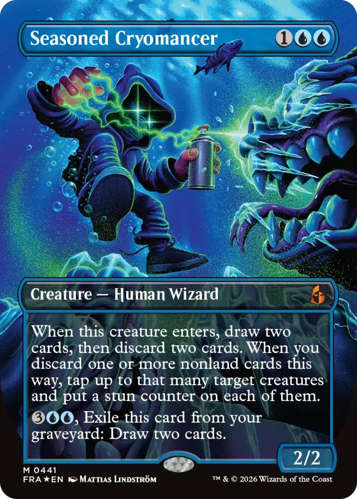 Seasoned Cryomancer (Borderless) (0441), Reality Fracture 441