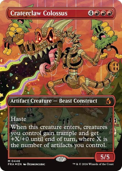 Craterclaw Colossus (Borderless) (0446), Reality Fracture 446