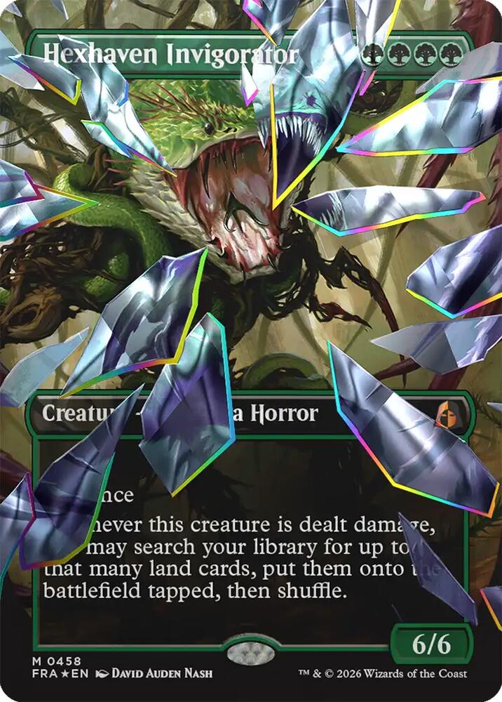 Hexhaven Invigorator (Borderless) (Facet Foil), Reality Fracture 458