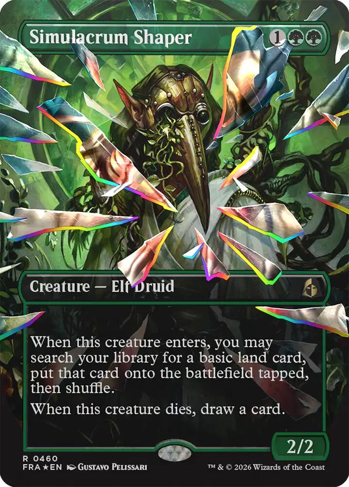 Simulacrum Shaper (Borderless) (Facet Foil), Reality Fracture 460