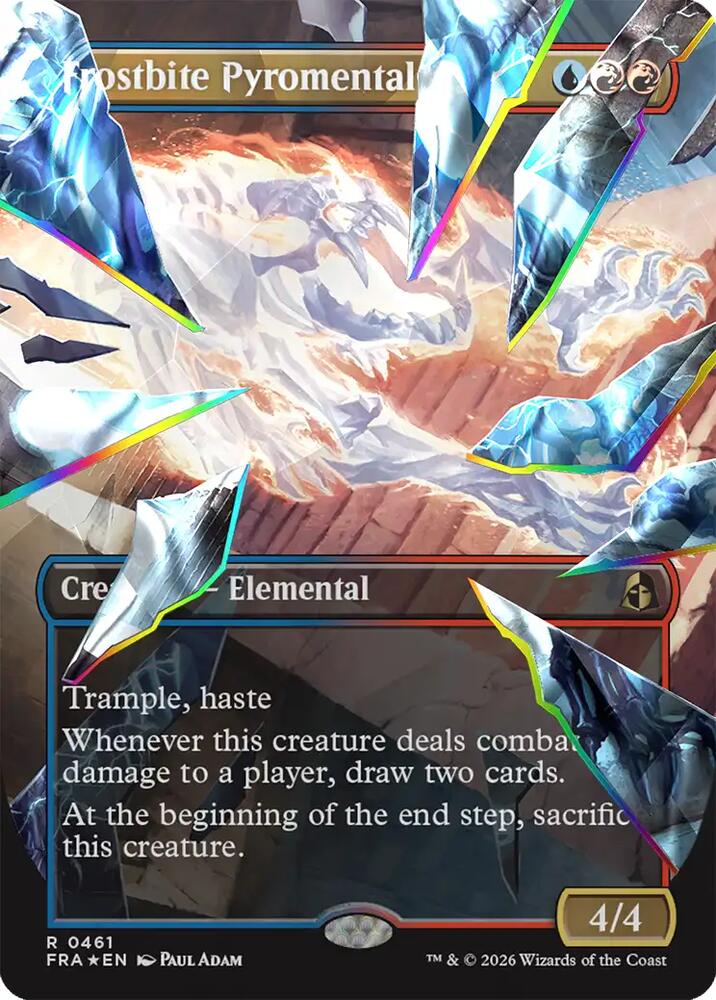 Frostbite Pyromental (Borderless) (Facet Foil), Reality Fracture 461