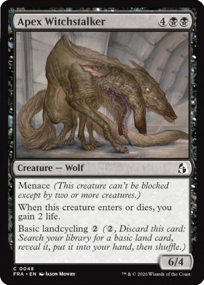 Apex Witchstalker, Reality Fracture 48