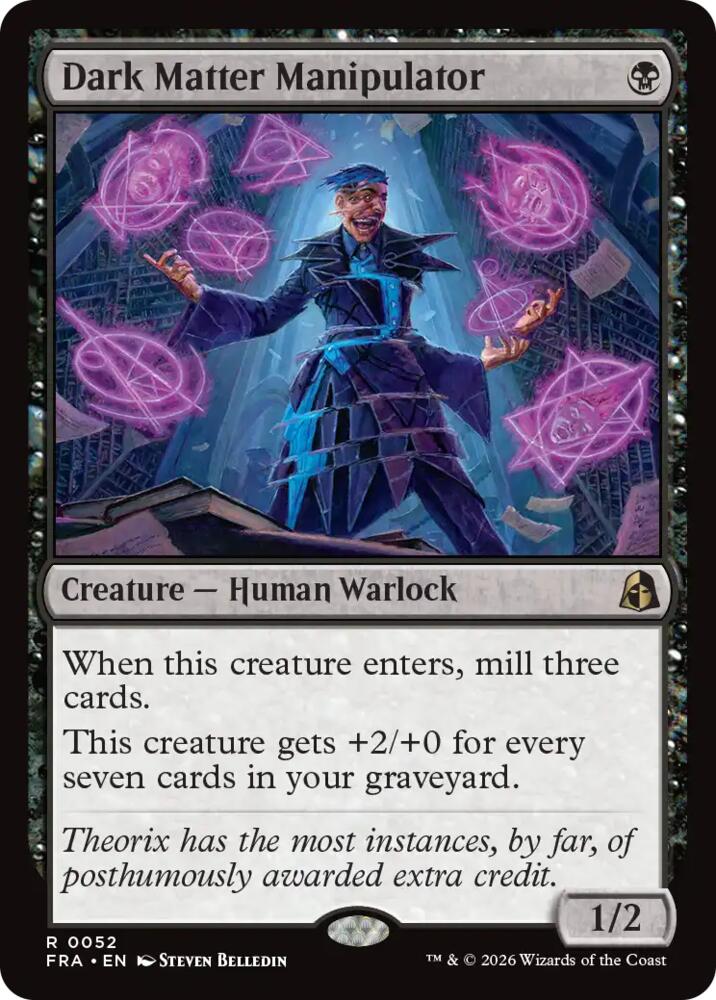 Dark Matter Manipulator, Reality Fracture 52