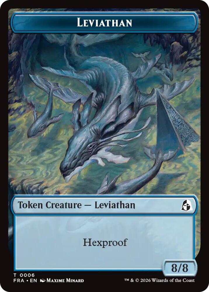 Leviathan // Beast Double-Sided Token, Reality Fracture 6 // 8