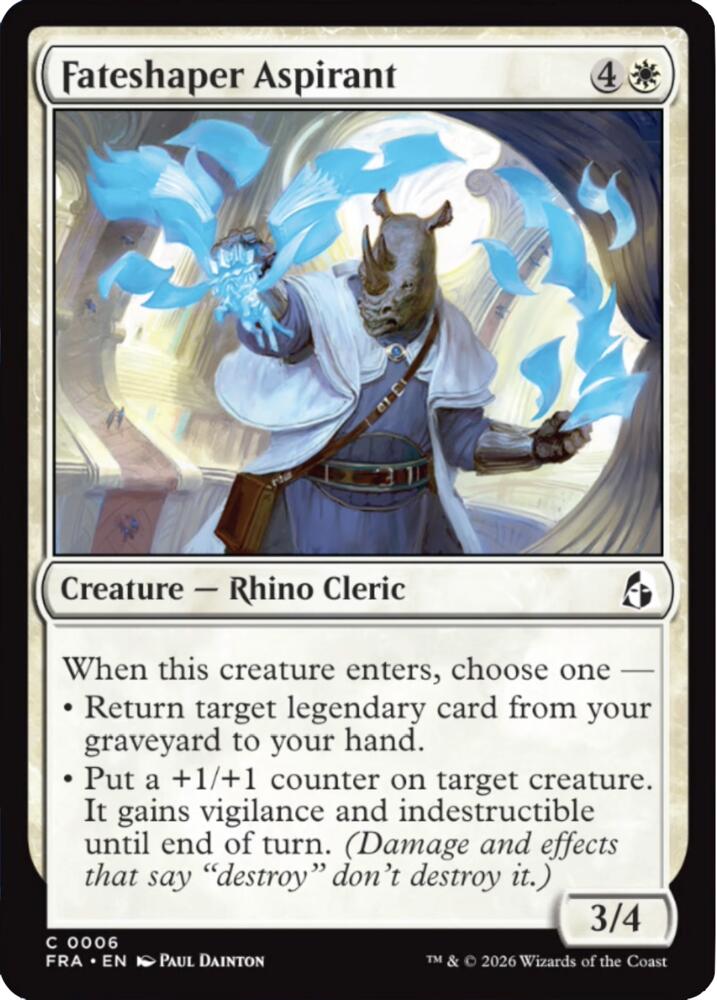 Fateshaper Aspirant, Reality Fracture 6