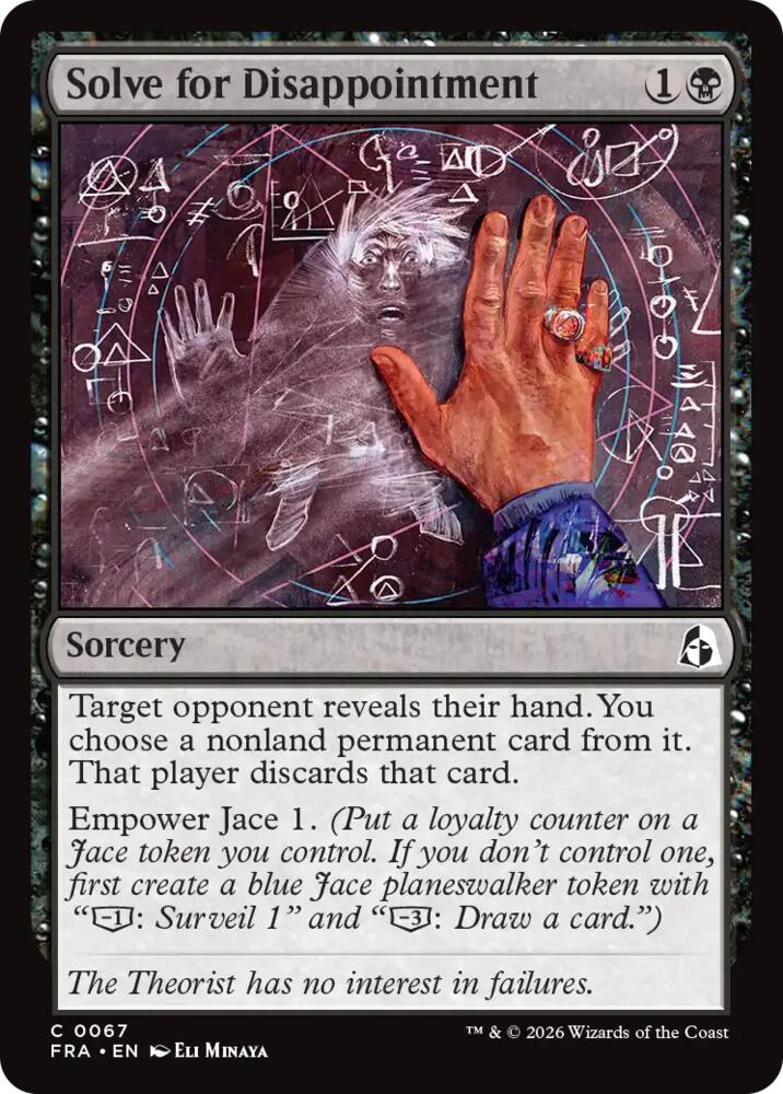 Solve for Disappointment, Reality Fracture 67