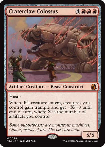 Craterclaw Colossus, Reality Fracture 78