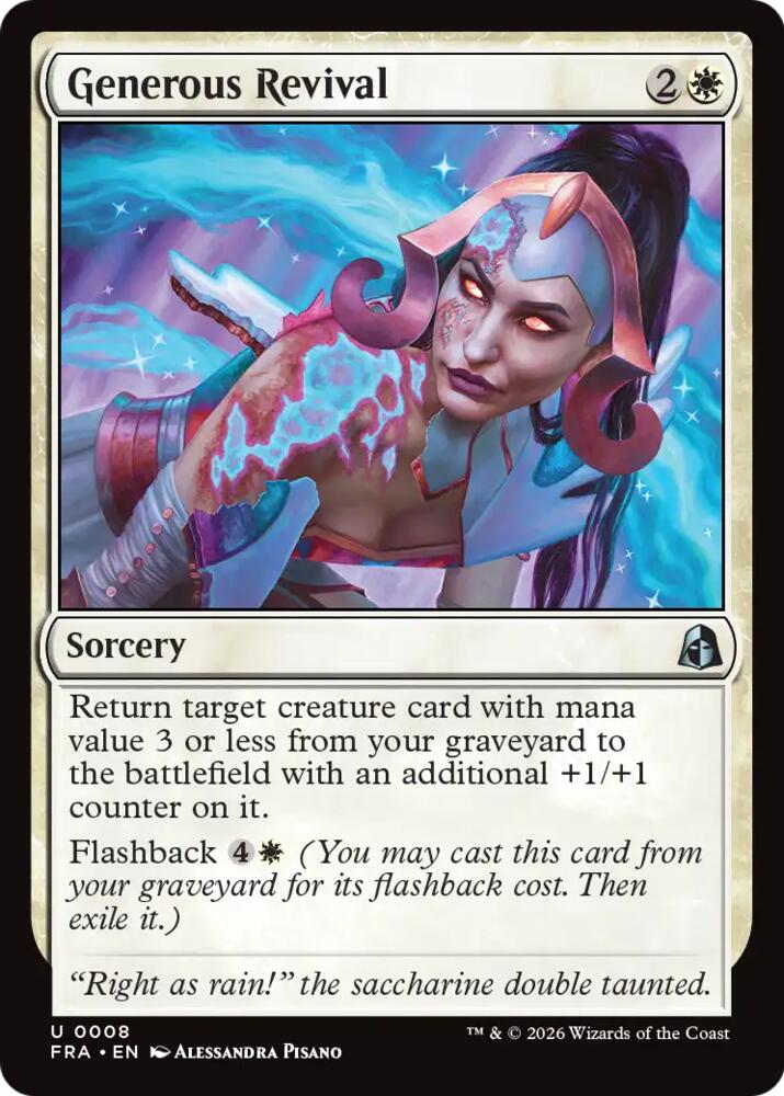 Generous Revival, Reality Fracture 8