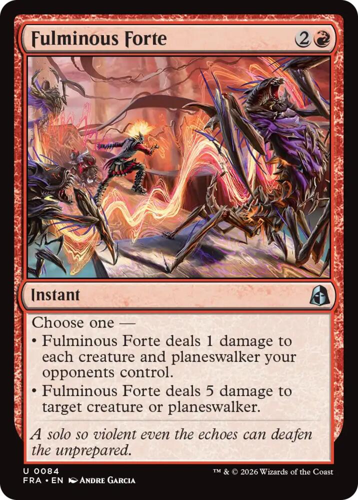 Fulminous Forte, Reality Fracture 84