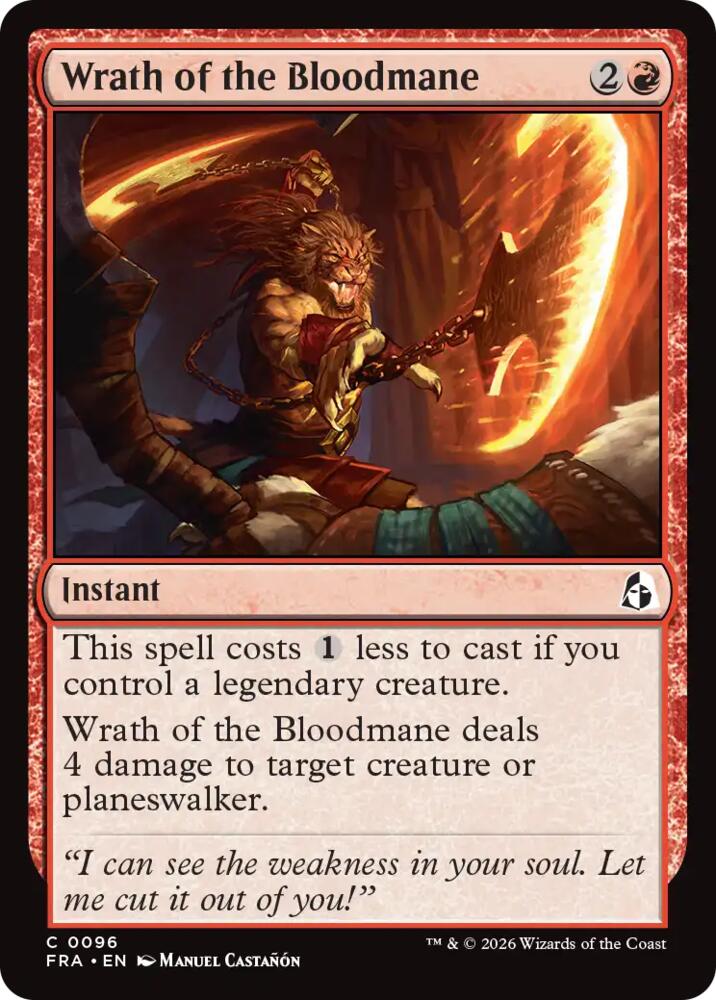 Wrath of the Bloodmane, Reality Fracture 96