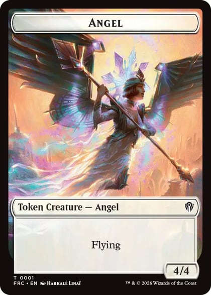 Angel // Myr Double-Sided Token, Commander: Reality Fracture 1 // 15