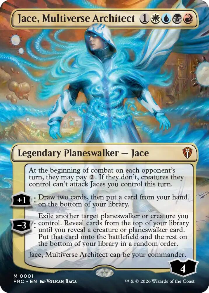 Jace, Multiverse Architect (Borderless), Commander: Reality Fracture 1