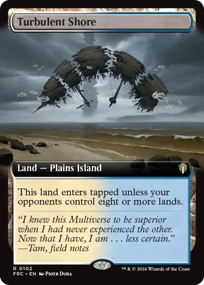 Turbulent Shore (Extended Art), Commander: Reality Fracture 102
