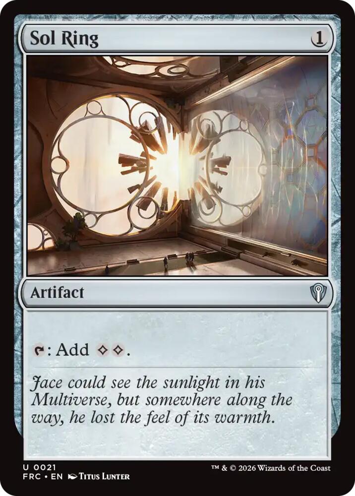 Sol Ring, Commander: Reality Fracture 21
