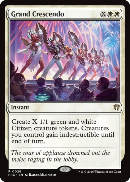 Grand Crescendo, Commander: Reality Fracture 26