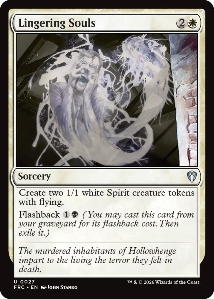 Lingering Souls, Commander: Reality Fracture 27