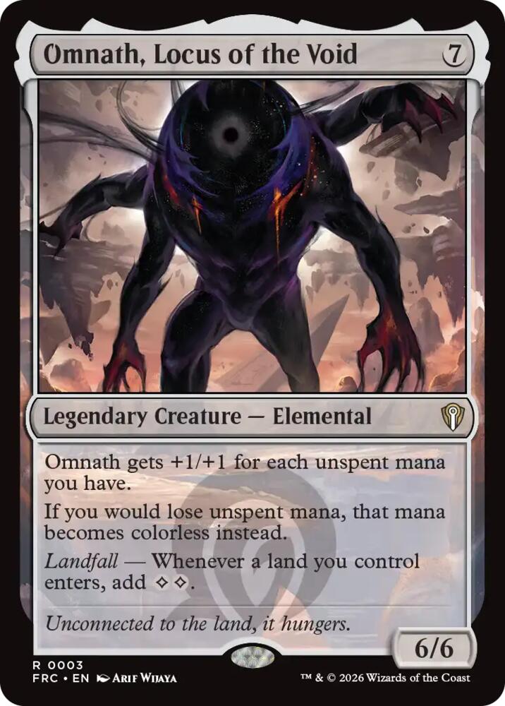 Omnath, Locus of the Void, Commander: Reality Fracture 3