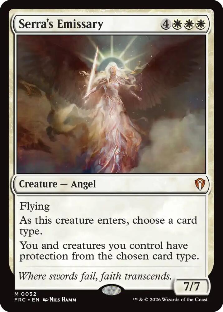 Serra's Emissary, Commander: Reality Fracture 32