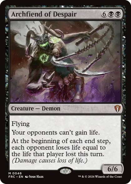 Archfiend of Despair, Commander: Reality Fracture 46