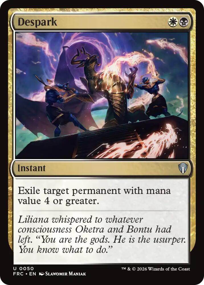 Despark, Commander: Reality Fracture 50