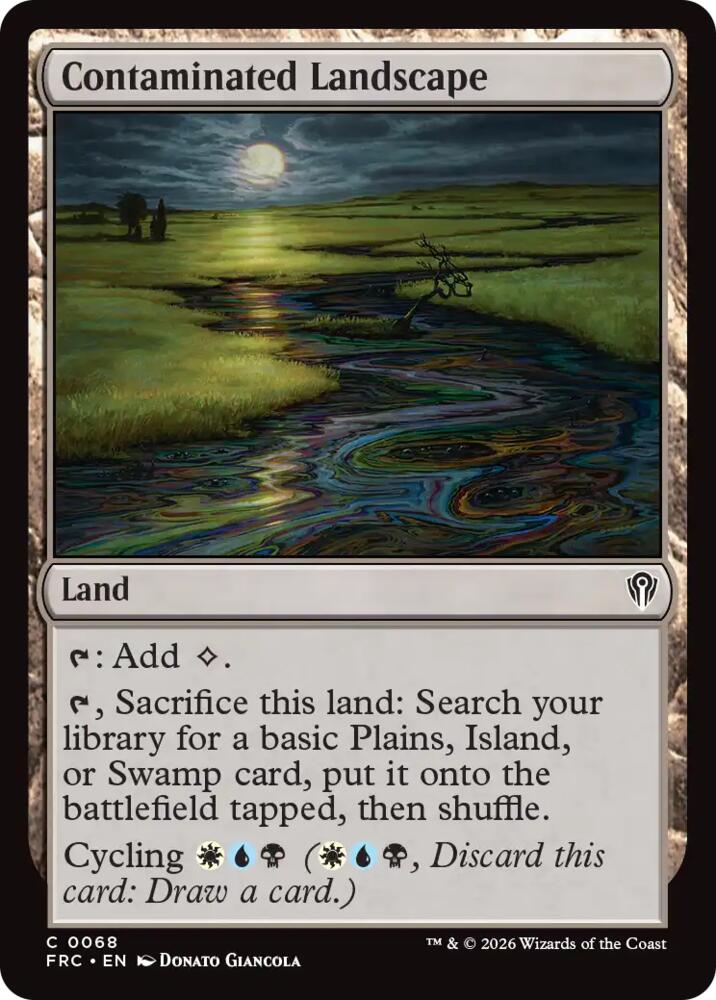 Contaminated Landscape, Commander: Reality Fracture 68