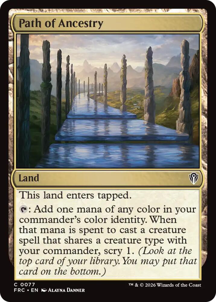Path of Ancestry, Commander: Reality Fracture 77