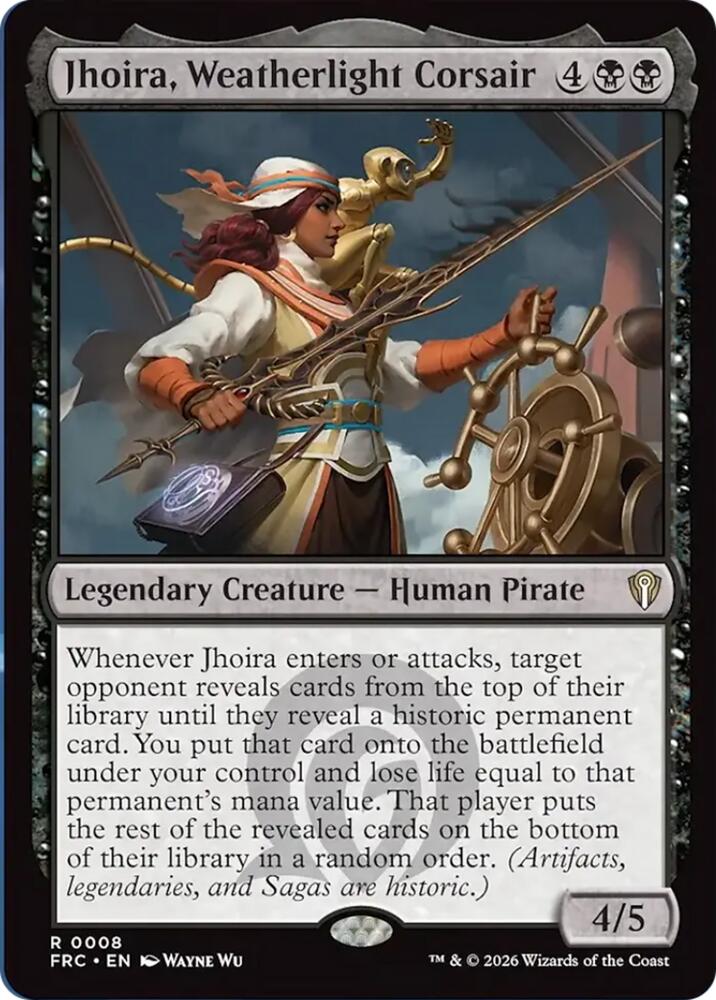 Jhoira, Weatherlight Corsair, Commander: Reality Fracture 8