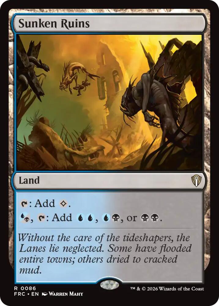 Sunken Ruins, Commander: Reality Fracture 86