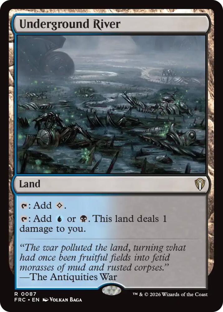 Underground River, Commander: Reality Fracture 87